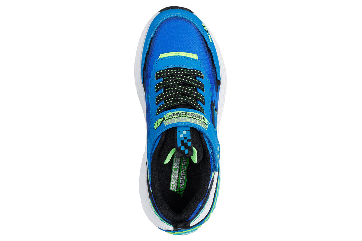 Skechers Mega Craft 4K 402160L Blue/Lime Boys Sports