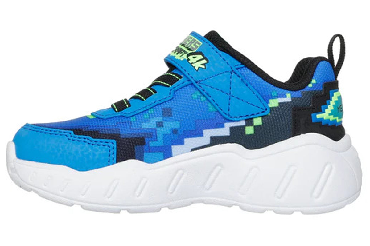 Skechers Mega Scene 402162N Black/Blue/Lime Boys Sports