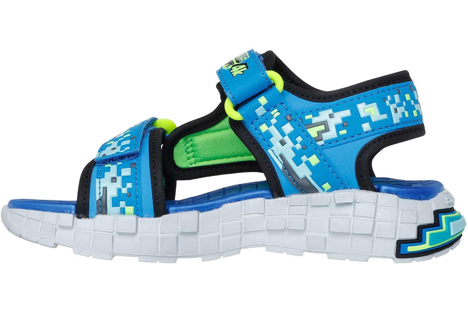 skechers-mega-splash-4k-girls-summer-black-blue-lime-left