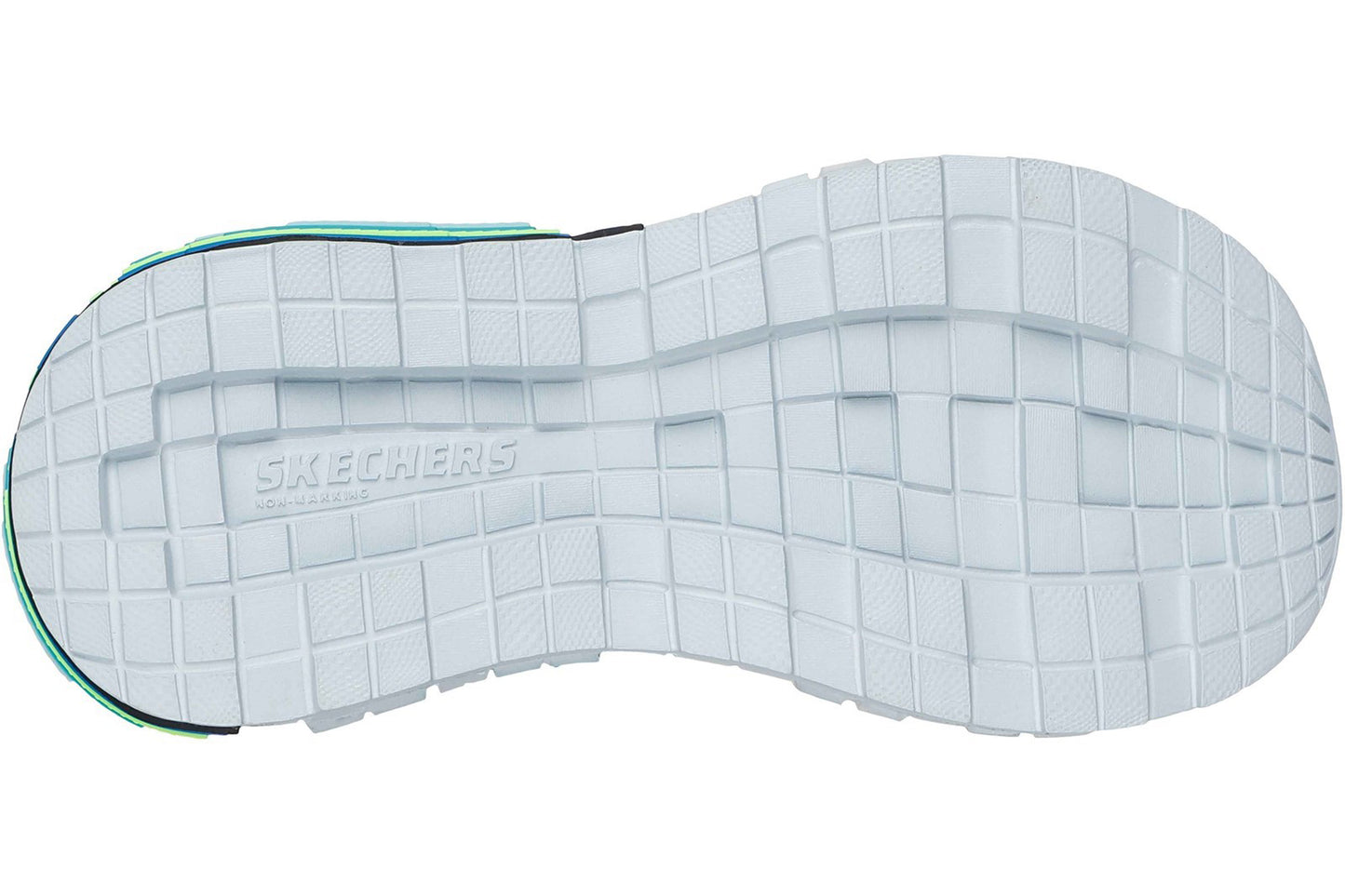 Skechers Mega-Splash Black/Blue/Lime Boys Sandals