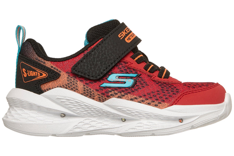 Skechers Meteor Lights 2.0 401490N Red/Black Boys Sports