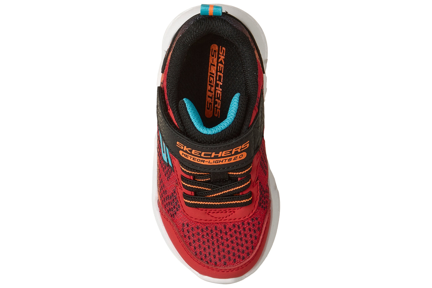Skechers Meteor Lights 2.0 401490N Red/Black Boys Sports