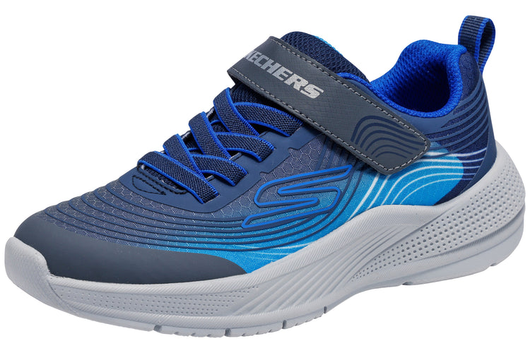 Skechers Microspec Adv 403926L Boys Sports Navy/Blue