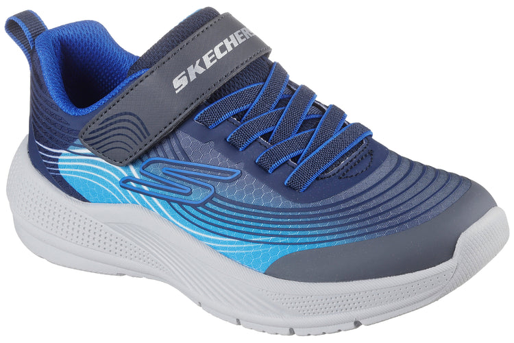 Skechers Microspec Adv 403926L Boys Sports Navy/Blue