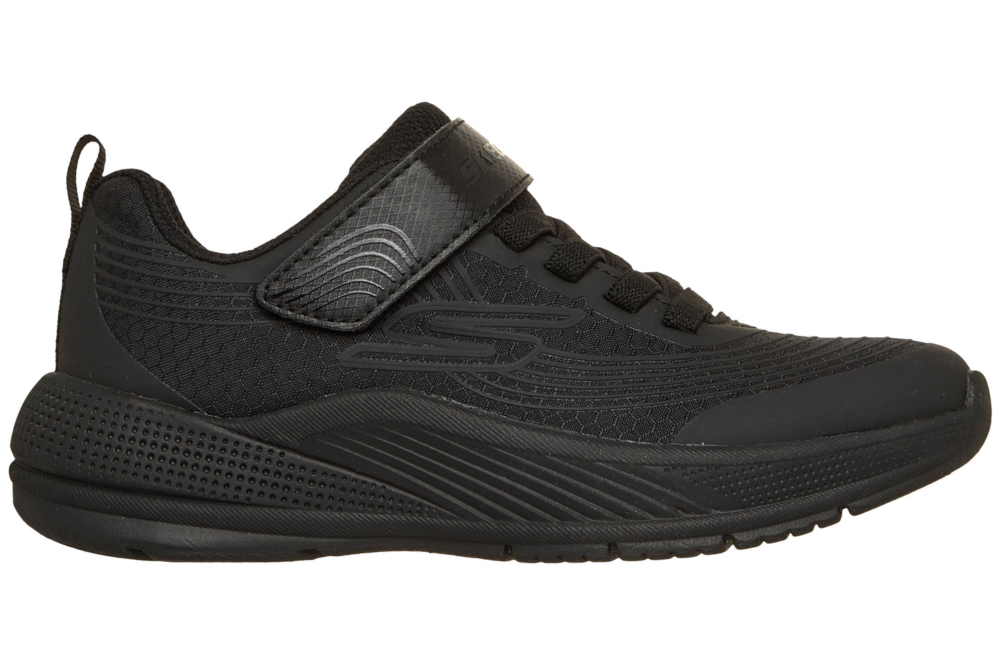 Skechers Microspec Adv BTS 403926L Black Boys Shoes