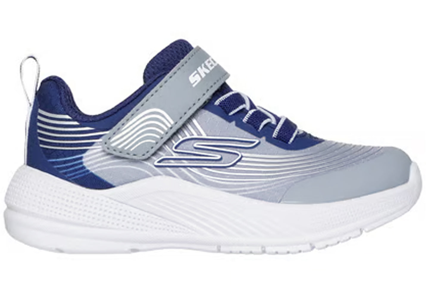 Skechers Microspec Adv Inf 403926N Navy/Grey Boys Sports