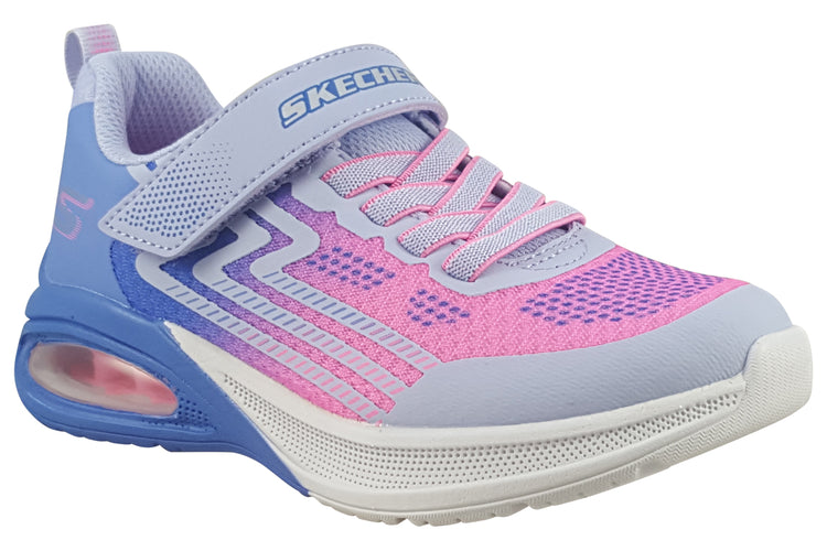 Skechers Microspec Max Advance 303616L Blue/Lavender Girls Sports
