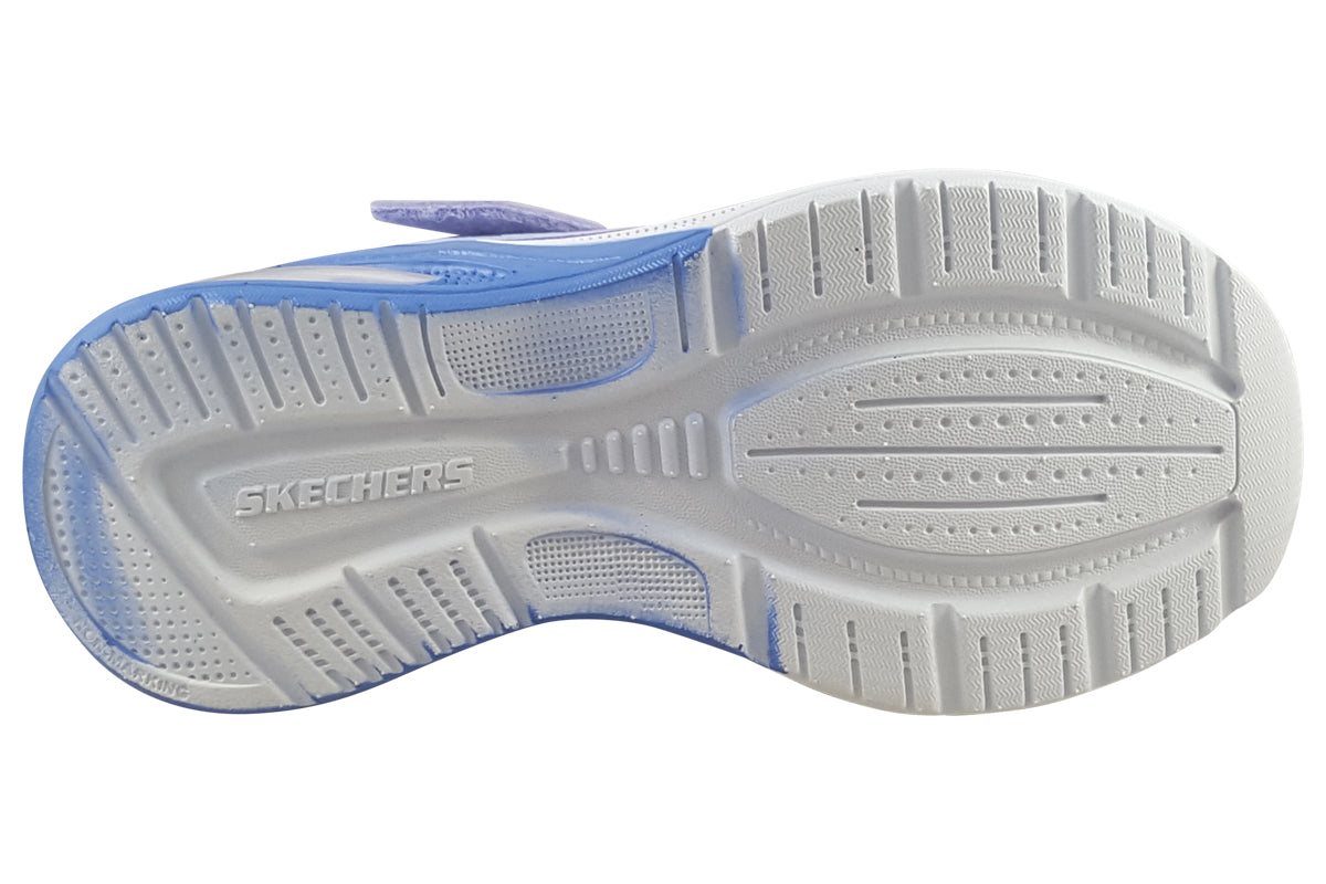 skechers microspec max adv blue lavender trainers sole
