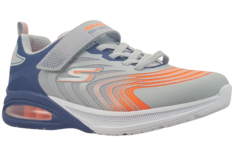 Skechers Microspec Max Advance 403938L Grey/Navy Boys Sports