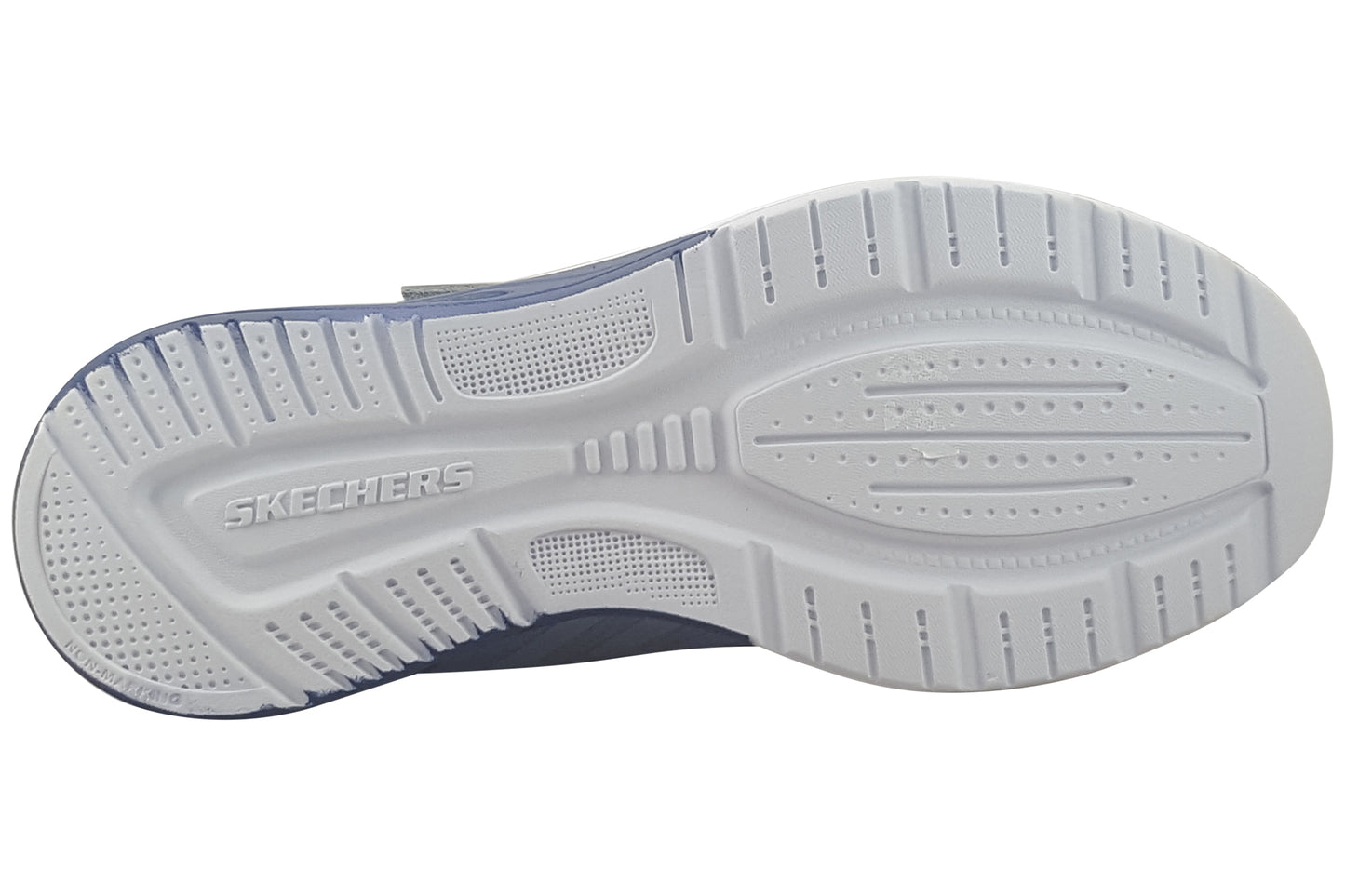 skechers microspec max adv grey navy trainers sole