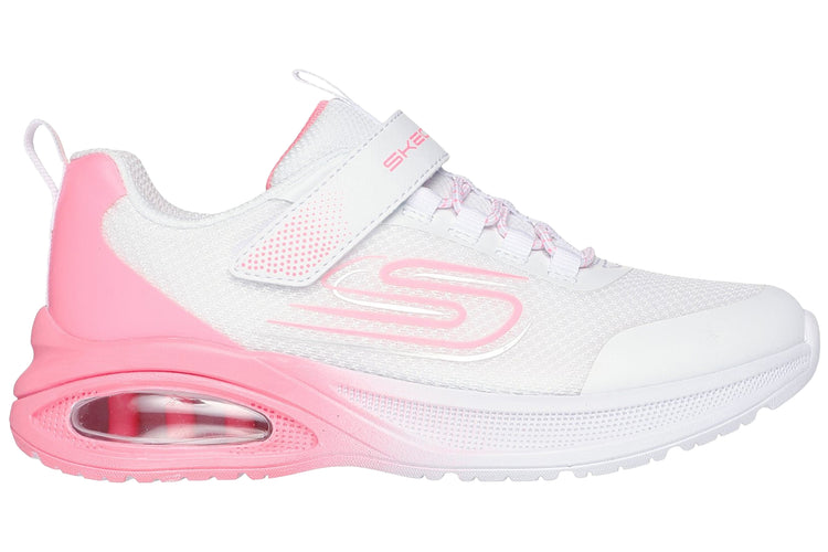 Skechers Microspec Max Advance Fly White/Pink Girls Sports
