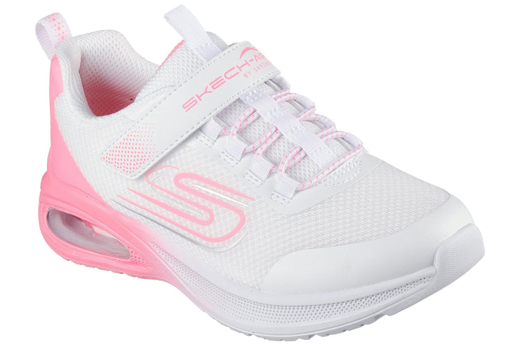 Skechers Microspec Max Advance Fly White/Pink Girls Sports