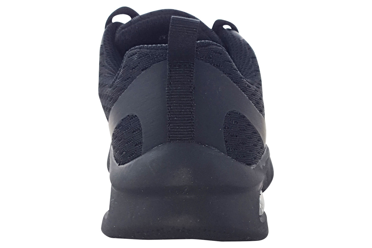 skechers microspec max bts black trainers back