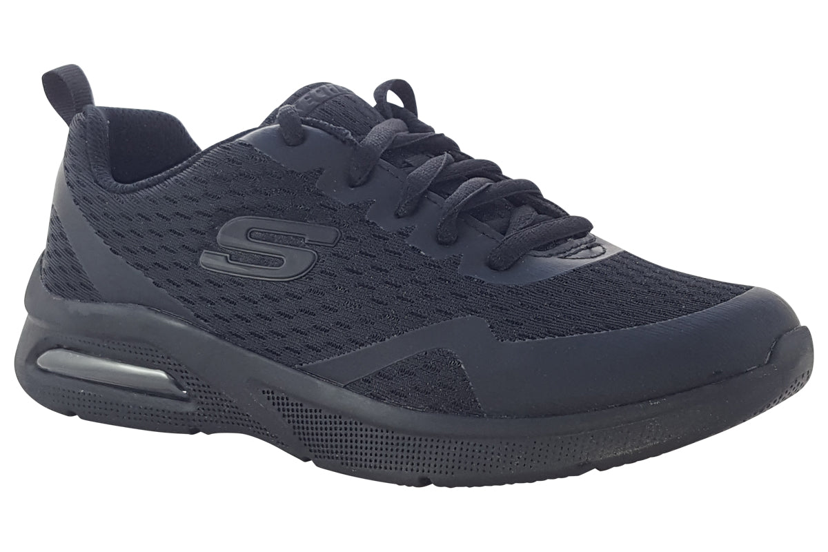skechers microspec max bts black trainers right