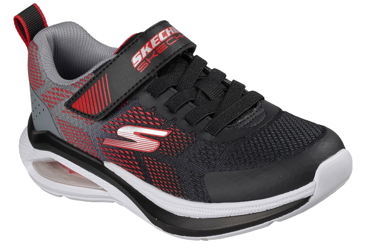 Skechers Microspec Max Vel 404110L Black/Red Boys Sports