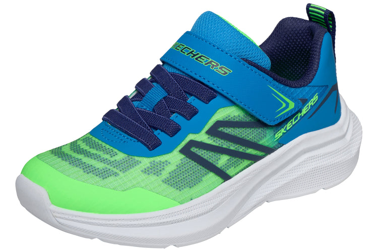 Skechers Microspec Velocity 404125L Lime/Blue Boys Sports
