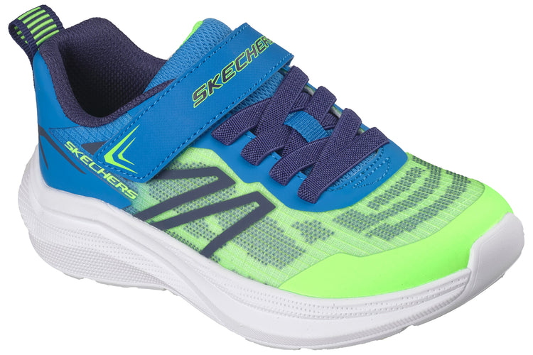 Skechers Microspec Velocity 404125L Lime/Blue Boys Sports
