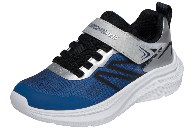 Skechers Microspec Velocity 404125L Navy/Silver Boys Sports