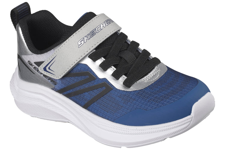 Skechers Microspec Velocity 404125L Navy/Silver Boys Sports