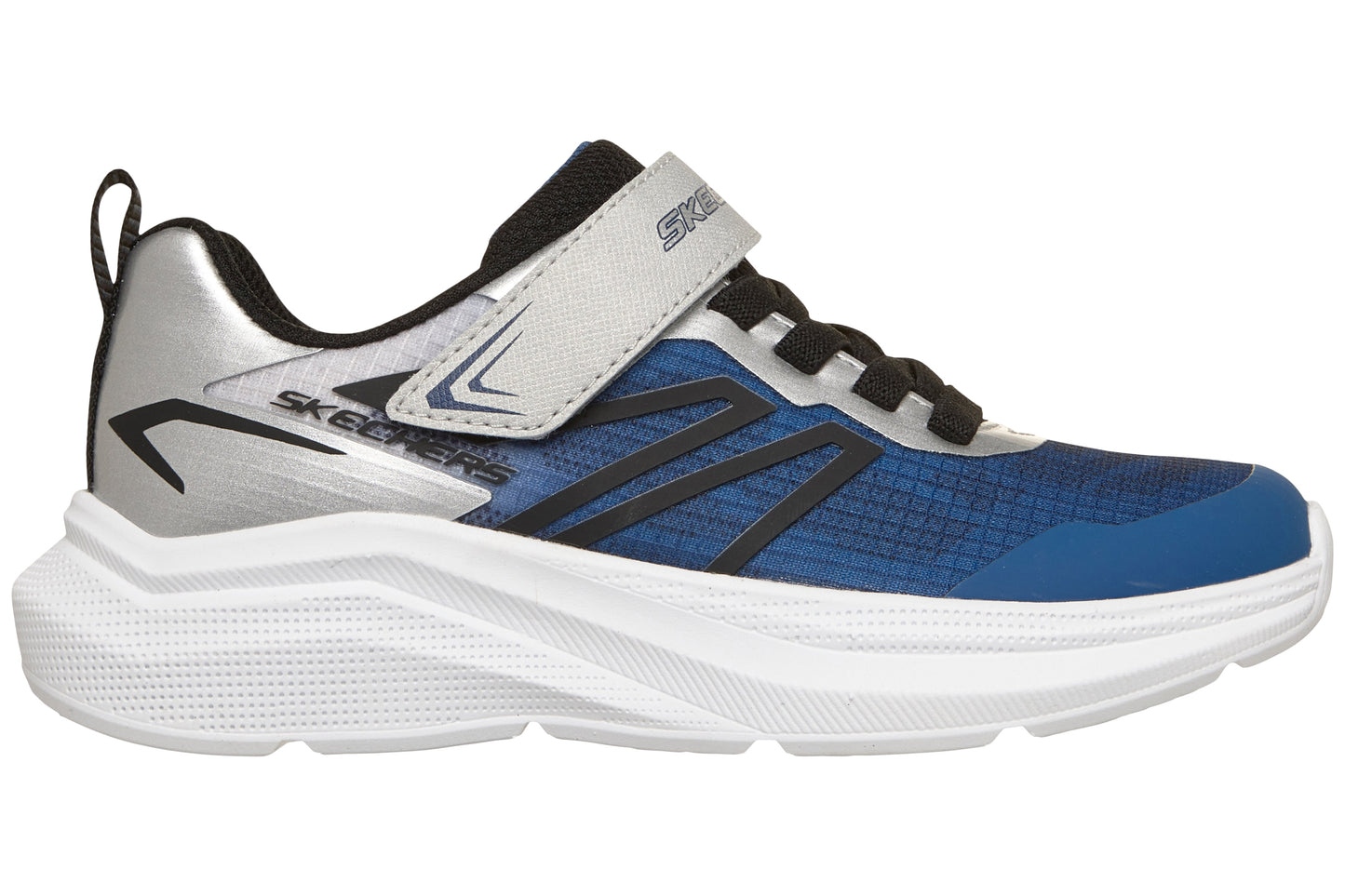 Skechers Microspec Velocity 404125L Navy/Silver Boys Sports