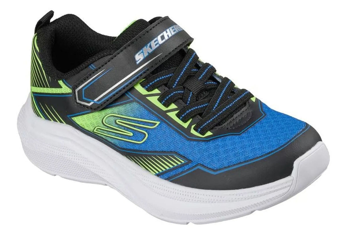Skechers MV Grid Drift 404127N Black/Blue/Lime Boys Sports