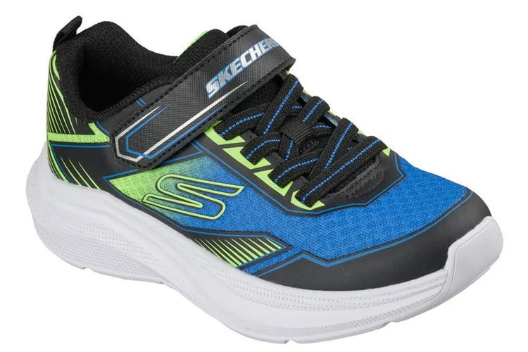 Skechers MV Grid Drift 404127N Black/Blue/Lime Boys Sports