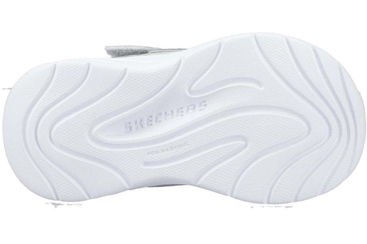 Skechers N-Wave 92 Light Grey Girls Shoes