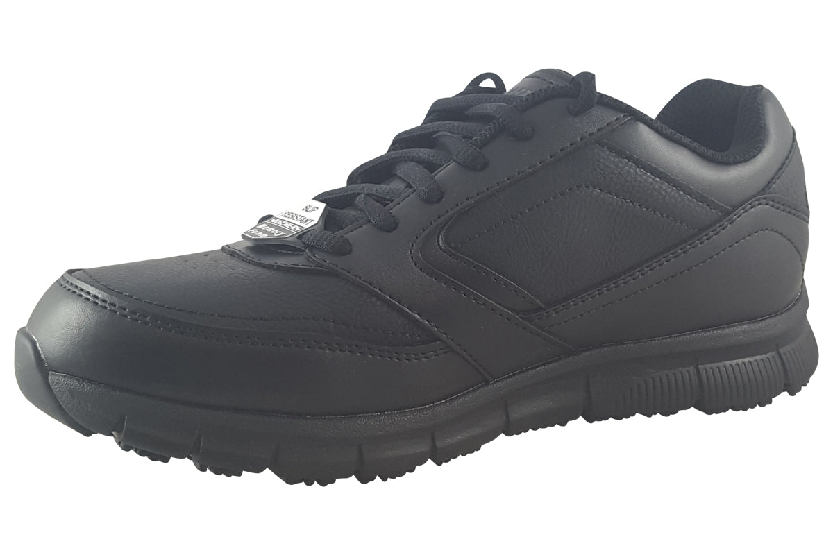 skechers nampa wyola black black trainers left