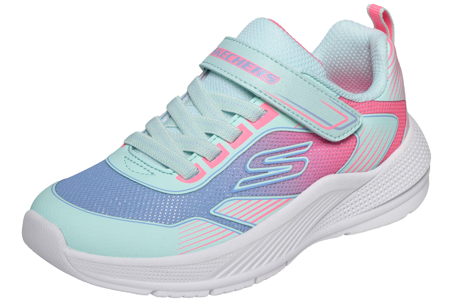 Skechers Oasis Point 303657L Aqua/Multi Girls Sports