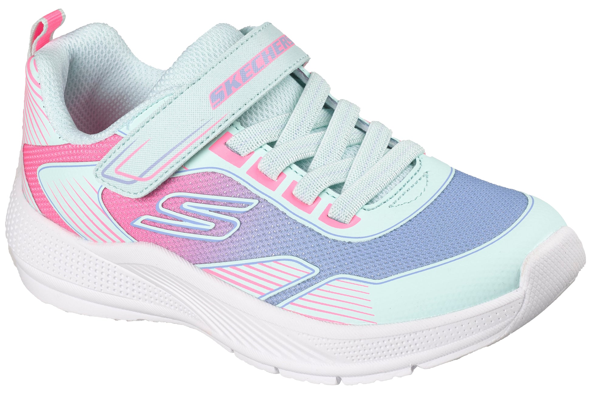 skechers-oasis-point-303657l-girls-trainers-aqua-multi-right