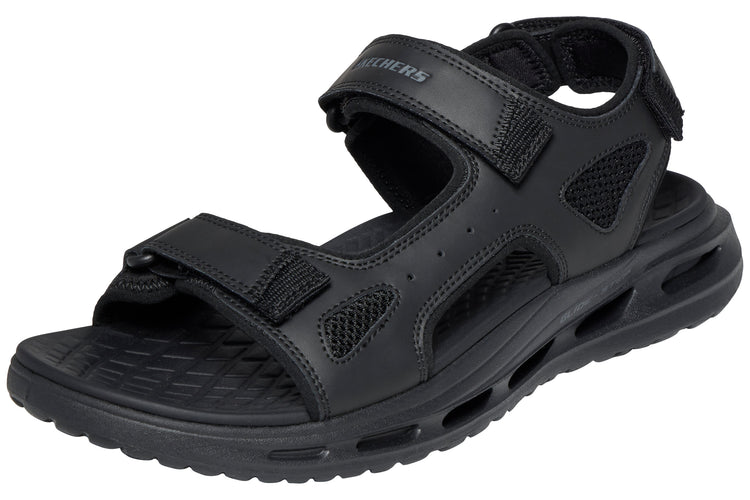 Skechers Orvan Gamble 211371 Black Mens Sandals