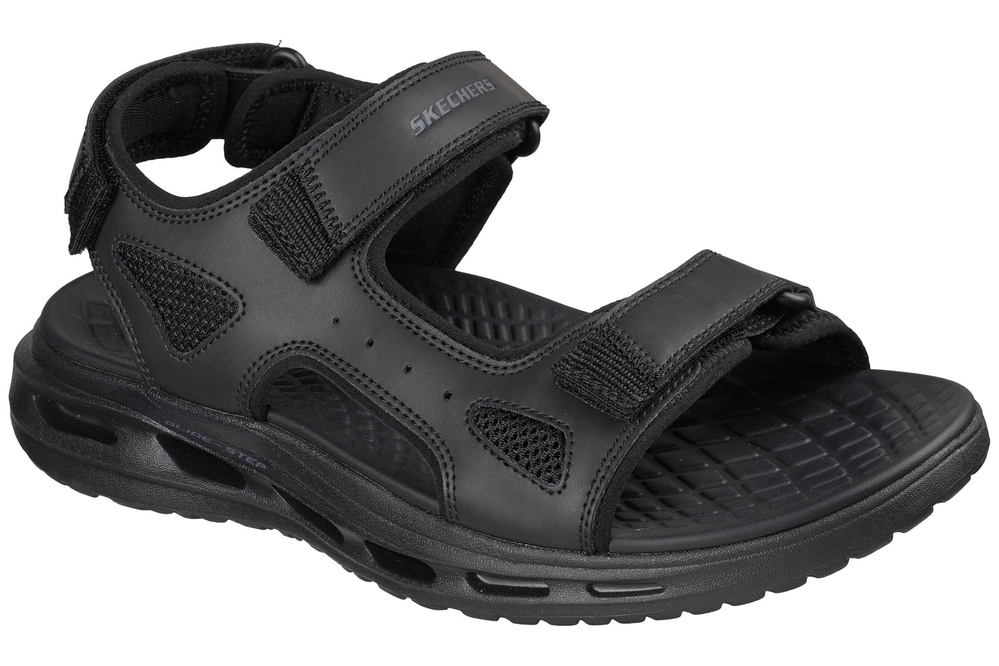 Skechers Orvan Gamble 211371 Black Mens Sandals