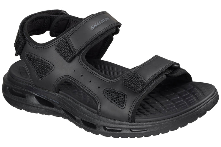 Skechers Orvan Gamble 211371 Black Mens Sandals