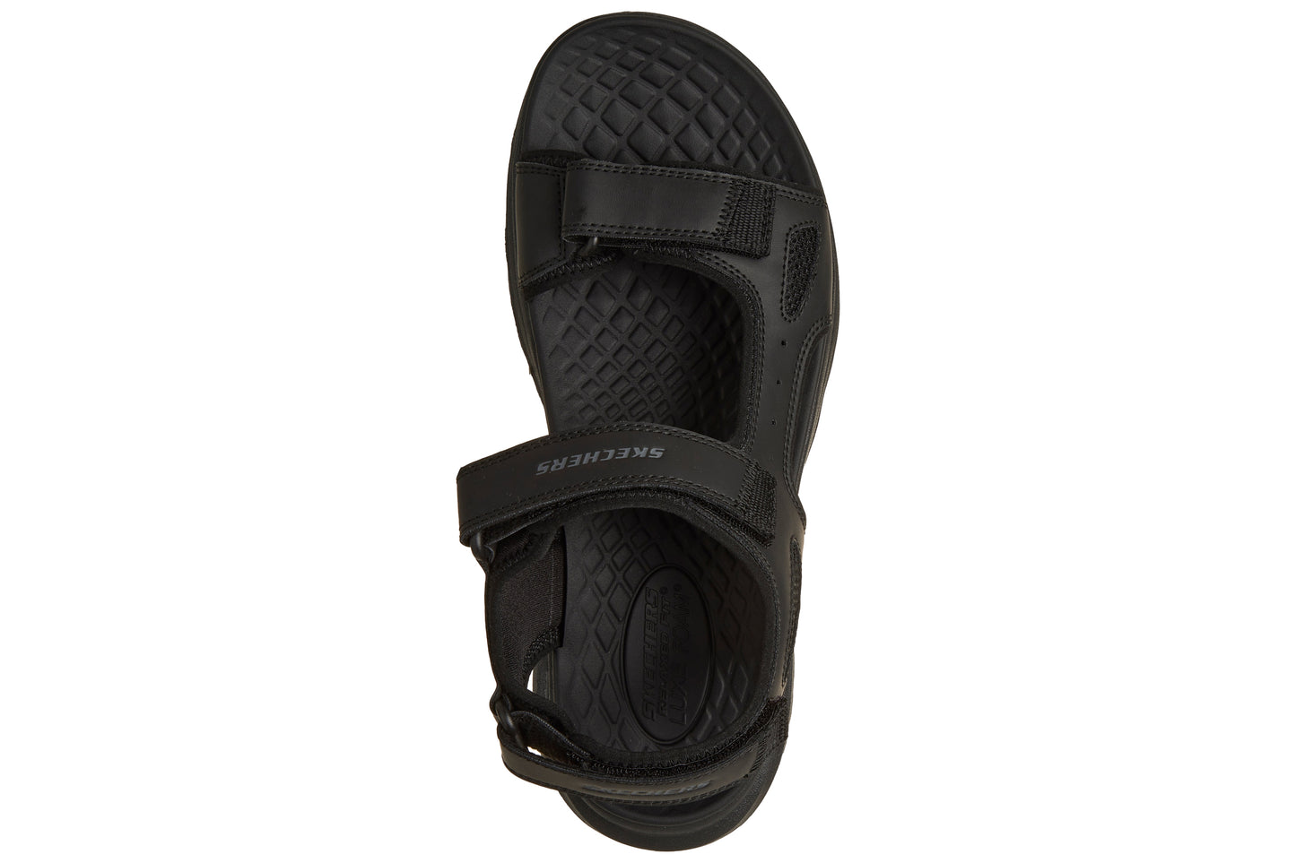 Skechers Orvan Gamble 211371 Black Mens Sandals