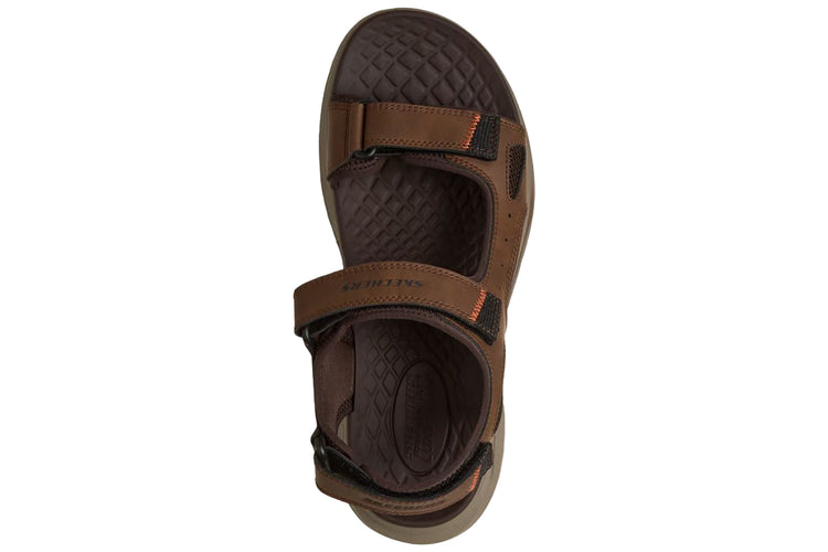 Skechers Orvan Gamble 211371 Brown Mens Sandals