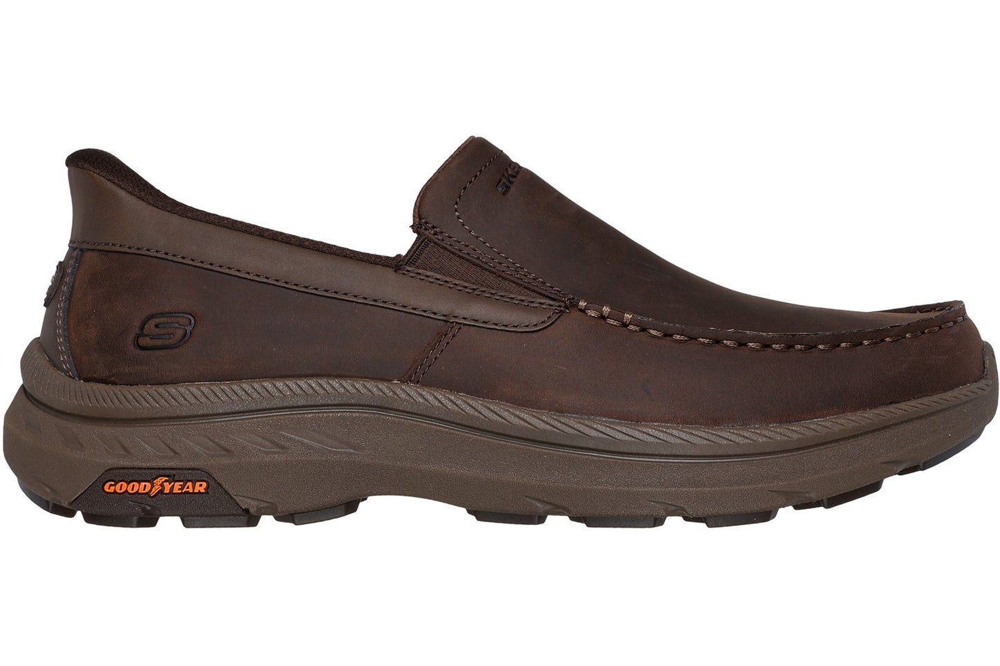 Skechers Slip-Ins Pollard Osgood Cocoa Mens Shoes