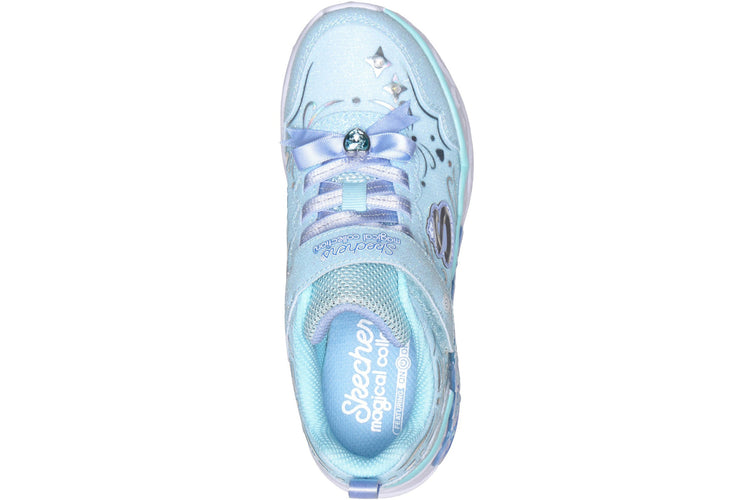 Skechers Princess Steps Light Pink/ Synthetic/ Trim Girls Sports