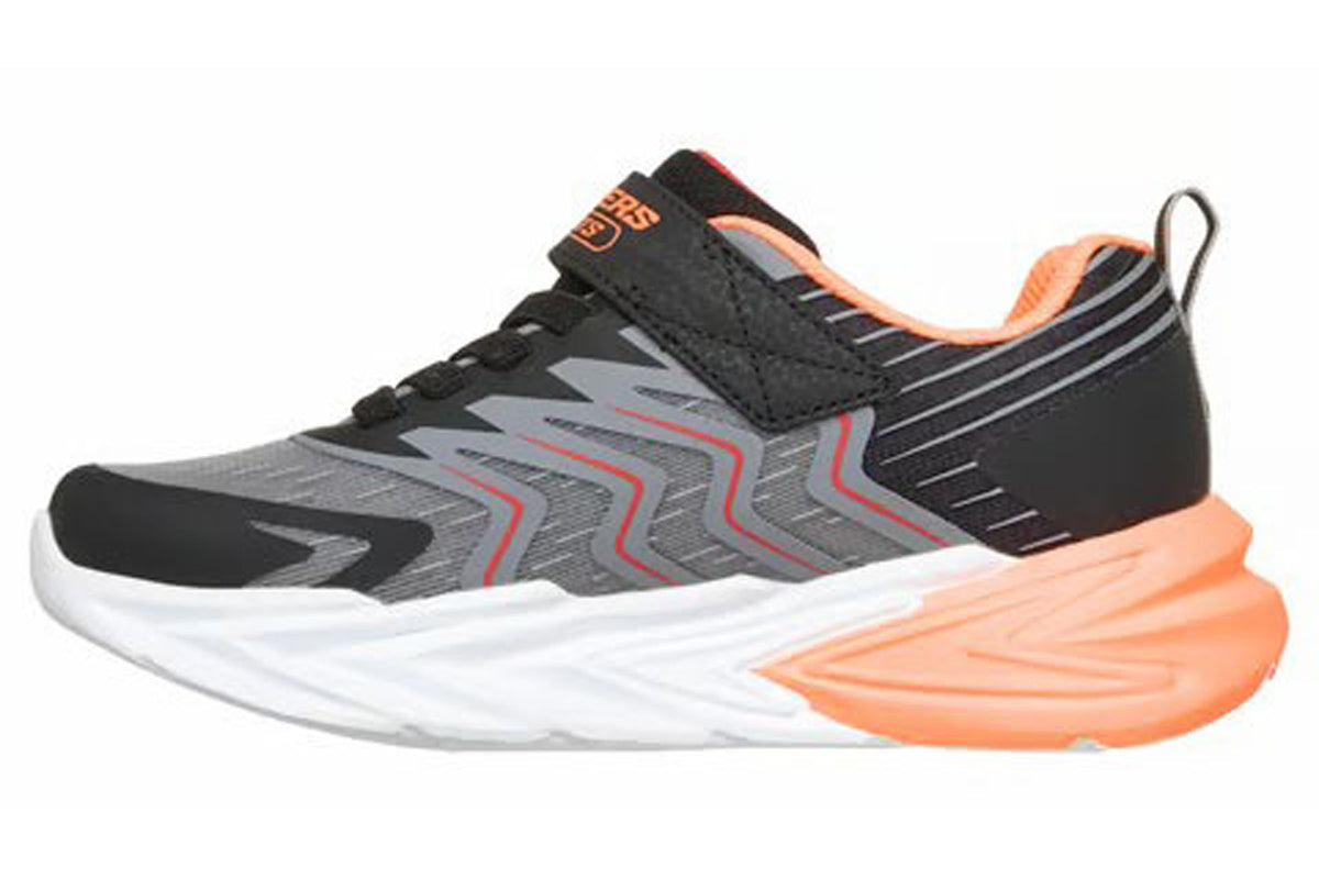 skechers-prism-pace-inf-400141nc-boys-trainers-black-charcoal-left-flat
