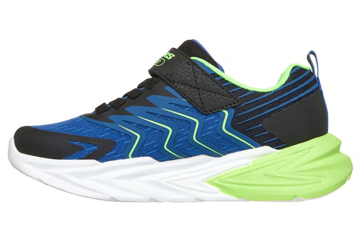Skechers Prism Pacer 400141LC Black/Blue/Lime Boys Sports