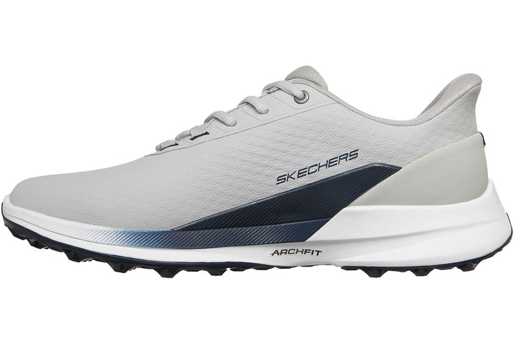 Skechers Slip-Ins Pure Grey/Navy Mens Trainers