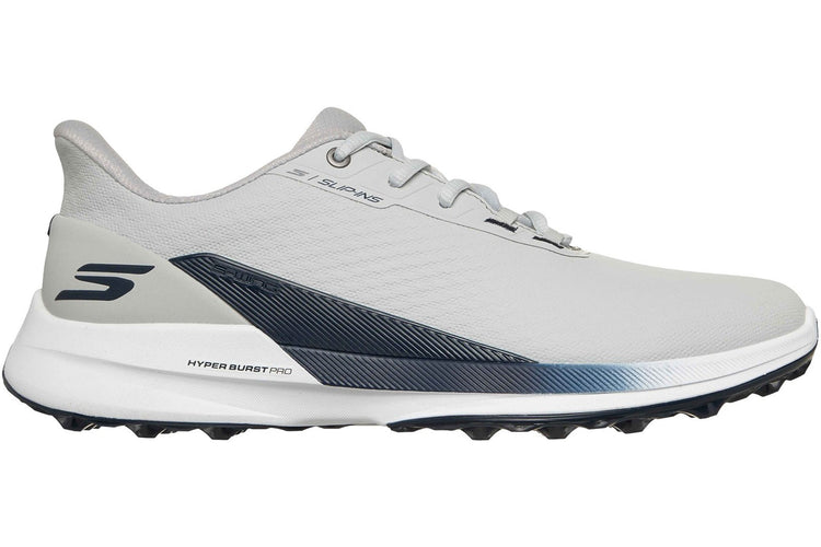 Skechers Slip-Ins Pure Grey/Navy Mens Trainers