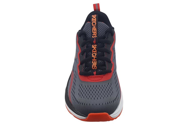 Skechers Push Pace 403951L Charcoal/Red Boys Sports