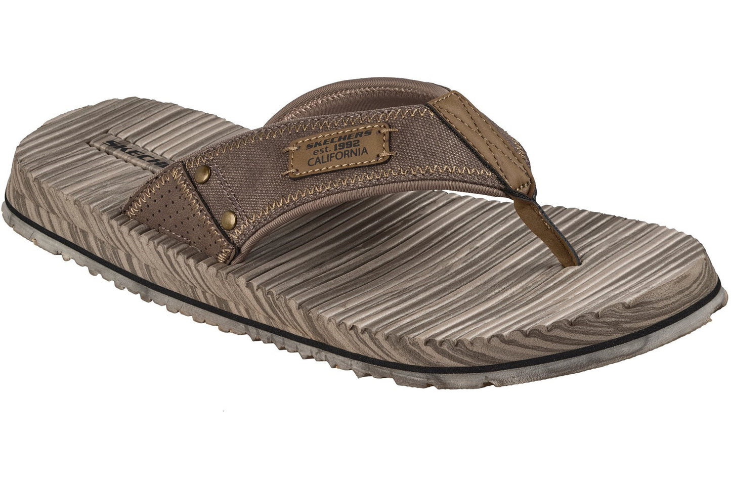 Skechers Quill Brown Mens Sandals