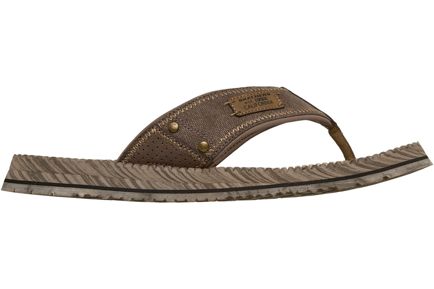 Skechers Quill Brown Mens Sandals