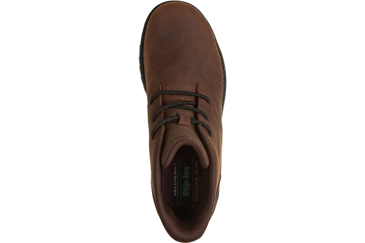 Skechers Quintero Damien Dark Brown Mens Boots