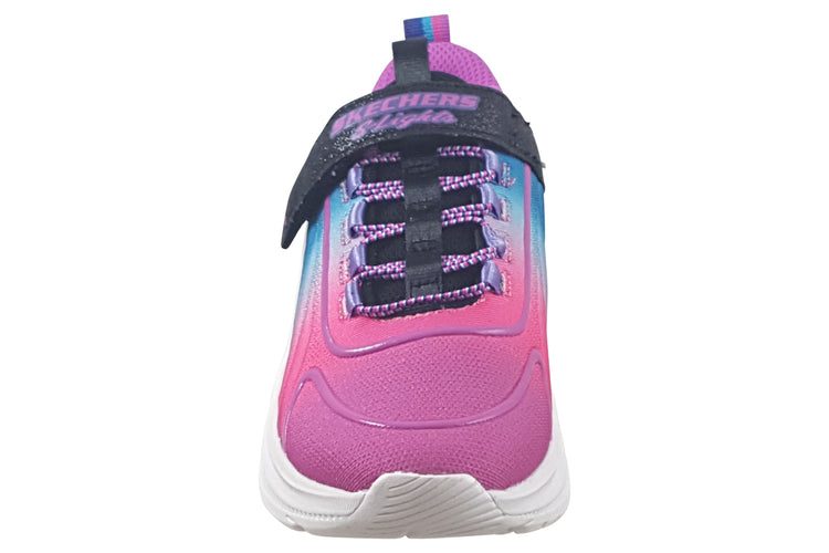 Skechers Rainbow Cruisers 303721L Black/Multi Girls Sports