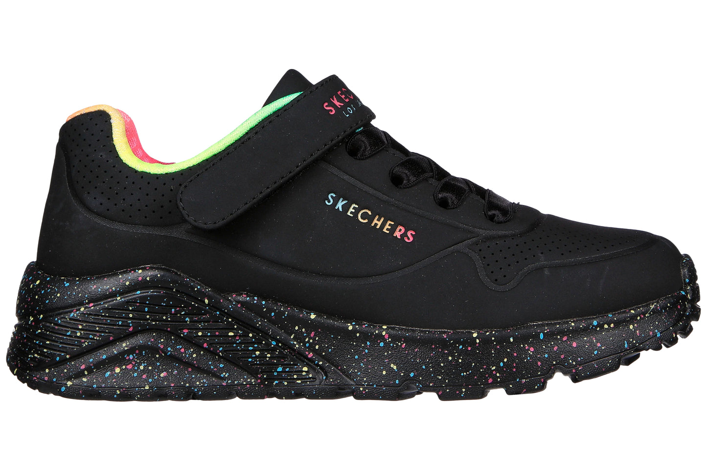 Skechers Rainbow Specks 310457L Black Multi Girls Sports
