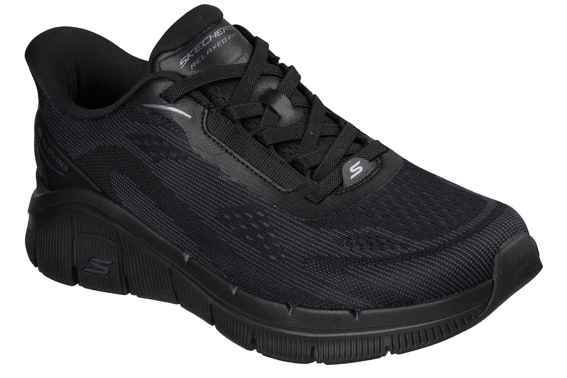 skechers-relaxed-fit-flex-zayder-black-mesh-synthetic