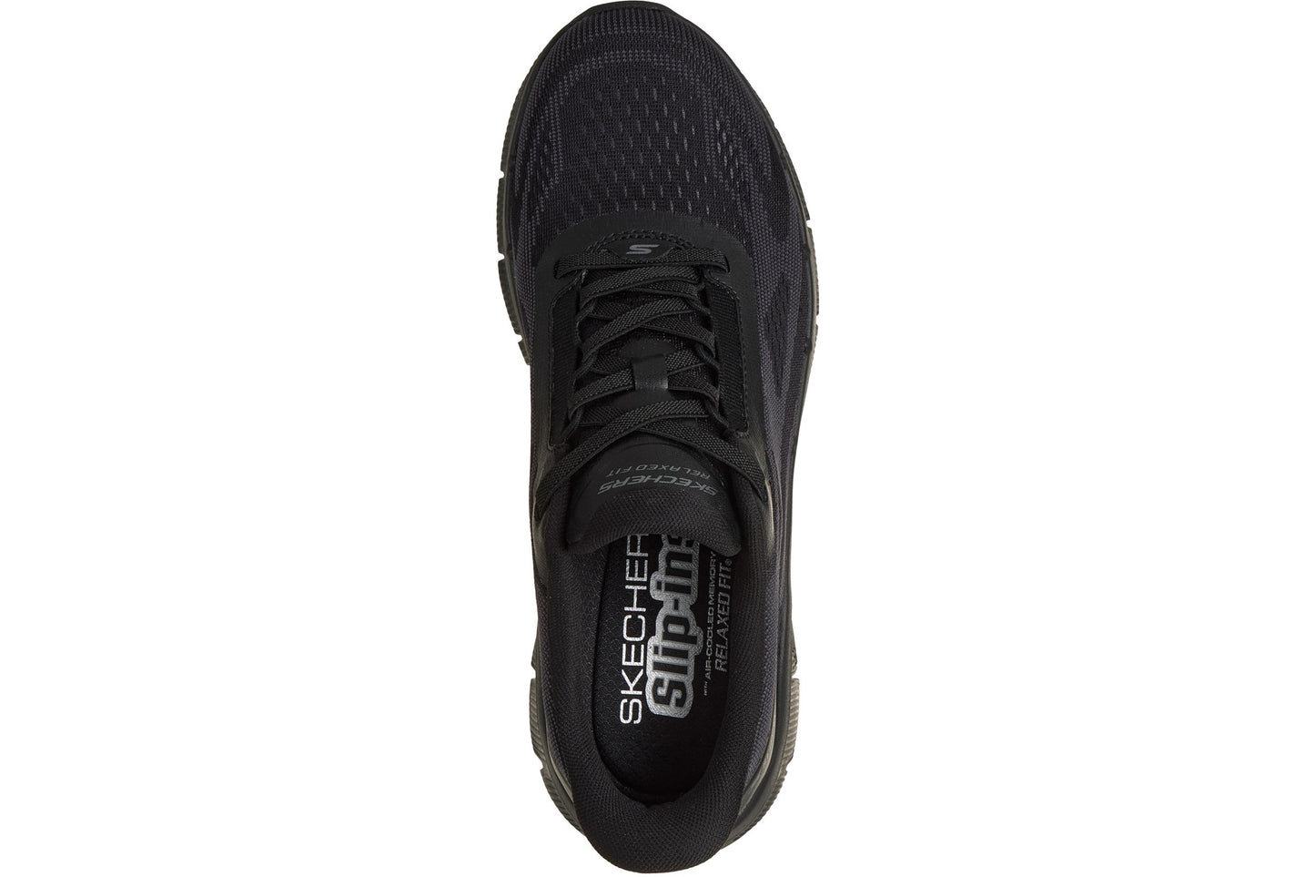 Skechers Slip-Ins Relaxed Fit Flex Zayder Black Mens Trainers
