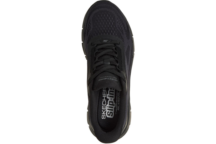 Skechers Slip-Ins Relaxed Fit Flex Zayder Black Mens Trainers